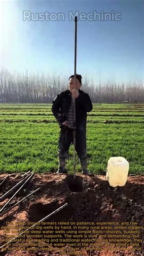 Digging a 100ft Water Well by Hand: The Secret Technique for Finding Water in the Middle of a Field