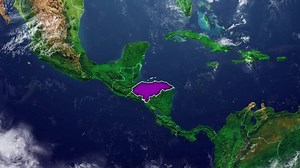 HONDURAS Map With Borders