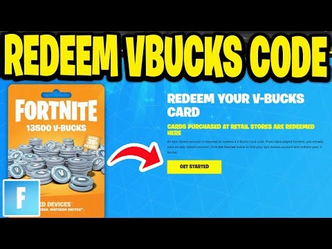 How To Redeem Fortnite Vbucks Code