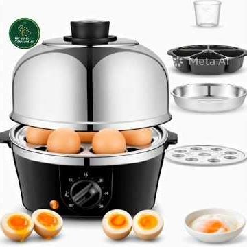 Multifunctional and Rapid Cooking: This egg cooker