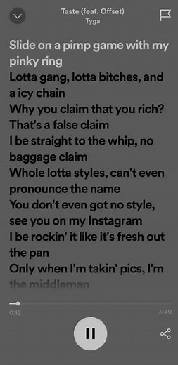 taste by tyga, offset