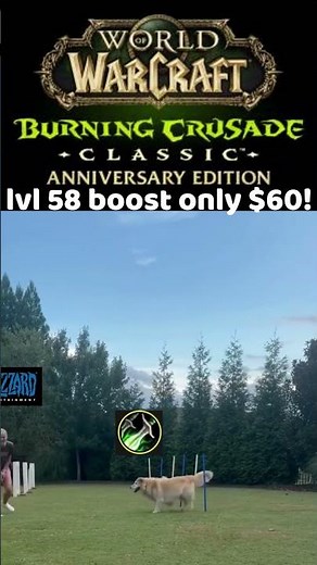 TBC Anniversary Lvl 58 Boost Only $60! #wowclassic #gaming #lythp
