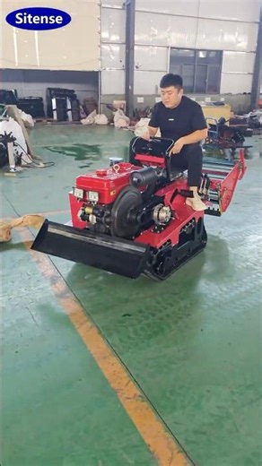Mini Crawler Tractor with Useful Potato Harvester #rotarytiller #tractor #minitractor #cultivator