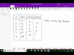 Numerical methods and analysis : - ( Finding missing term ; Solving problems ) - 36.