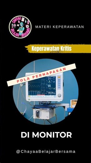 9 Pola Pernapasan di Monitor #ringkasanmateriperawat #rangkumanmateriperawat
