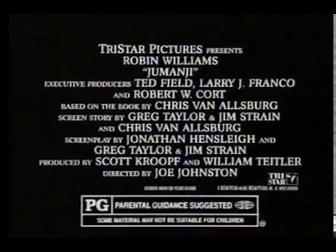 Jumanji Movie Trailer 1995 - TV Spot