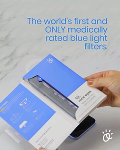 Blue light emitted from screens is a problem ⚠️ It could be causing tired eyes, headaches and sleep issues😲 Explore our award winning range of blue light blocking screen protectors. ⛑ Medically rated (MHRA & FDA approved) 💎 Crystal clear picture - No retro orange tinge 💪 Super-strong tempered glass 🤓 Applicator included, no more worrying about bubbles 🦠 Antibacterial technology 👓 Developed by Optometrists Our products have been featured on 📰 Forbes, Virgin, Yahoo, and many more.. 👉 Visit