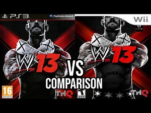 WWE 13 PS3 Vs Nintendo Wii