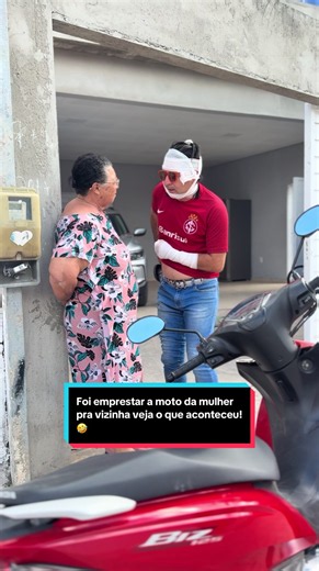Foi emprestar a moto da mulher pra vizinha veja o que aconteceu!🤣