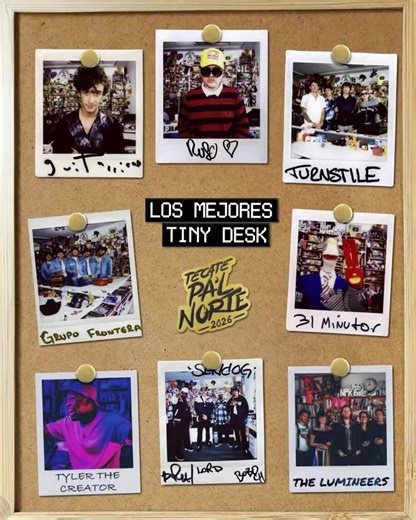 🎶🔥 ¿Cuál es tu favorito? Del estudio íntimo de Tiny Desk Concerts directo a uno de los escenarios más grandes del país 🇲🇽🎤 Varios artistas que pasaron por los icónicos @nprmusic Tiny Desk llegan ahora a #TecatePalNorte, demostrando que el talento no depende del tamaño del escenario. Sesiones legendarias, versiones únicas y momentos que se volvieron virales… ahora en vivo y a todo volumen. 👉 Cuéntanos en los comentarios: ¿qué artista de Tiny Desk esperas ver en Tecate Pa’l Norte? 🎧📺 Video