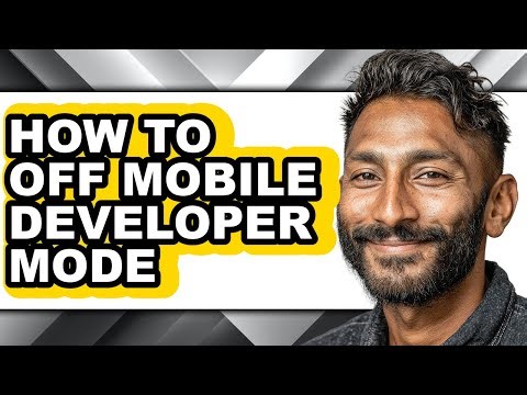 How to Off Mobile Developer Mode (easy Method)