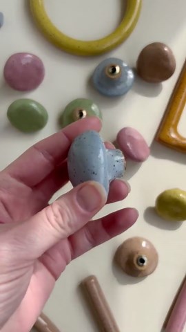 Ceramic Dresser Knobs – Handmade Nursery Drawer Pulls - Playroom Decor - Etsy