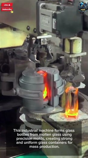 Industrial Glass Bottle Forming Machine Manufacturing Process#tool