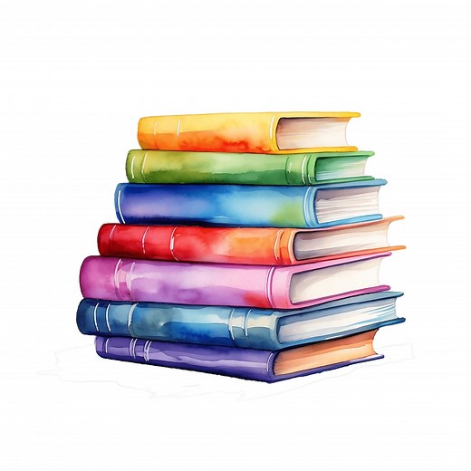 Colorful Books Clipart 10 JPG Watercolor Book Reading Education Painted Book Clipart JPG Graphics Commercial Use Instant Download - Etsy UK