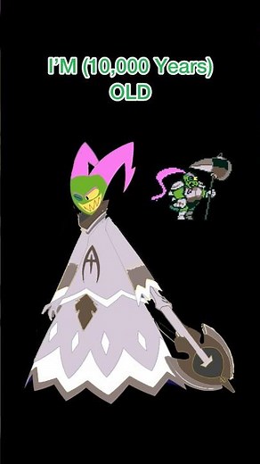 Day 19: Adam as Hammer of Justice #deltarune #hellaverse #digitalart