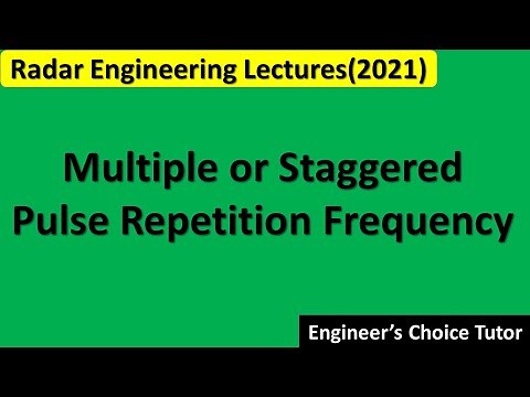 Staggered Pulse repetition Frequency