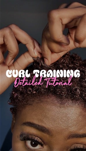 TWA Curl Training Tutorial for Defined Natural Curls
