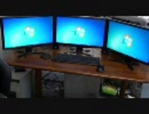 できるだけ安く３画面ＰＣを作ってみた（モニタ）