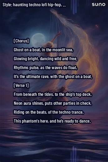 Ghost on a Boat #originalmusic #ai #sunoai