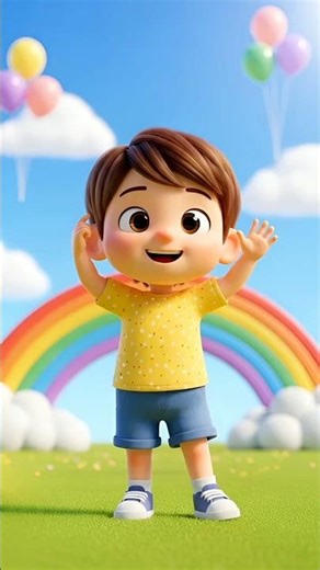 Wiggle & Giggle Body Dance 🕺 Kids Action Song | Learn Body Parts Fun | 30s Toddler Dance #kidssongs