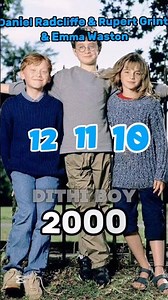 Harry Potter Trio: Then vs Now (2000 - 2026) 🪄 #DanielRadcliffe #EmmaWatson #RupertGrint