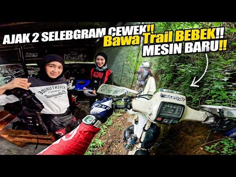 Fianmuh Brings a New Trail Duck Engine!! Riding Hundreds of Kilometers!! (Feat. Shabella & Shelika)