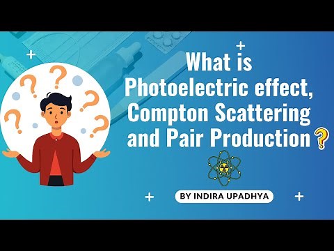 Photo electric effect, Compton scattering & Pair production - Interaction of radiations with matter