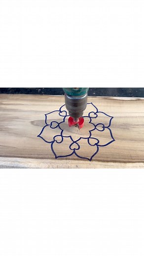 Wood carving flower by PVJ wood carving | PVJ wood carving