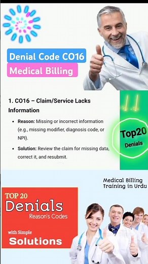 Denial Code CO16 - service Lacks information | Common Denials
