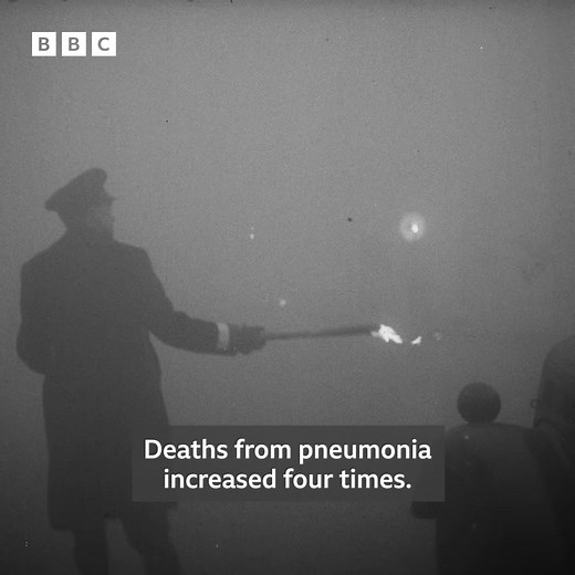 77K views · 1.9K reactions | #OnThisDay in 1952: Thick smog descended on London, bringing the city to a standstill and contributing to the deaths of about 4,000 people. | BBC Archive | Facebook