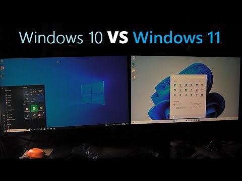 Windows 10 vs Windows 11 side by side comparison