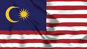 Download Malaysia flag loop animation background 4K for free