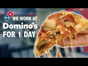 WE WORK AT DOMINO'S FOR A DAY