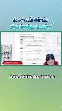Join Ms. Mai Anh in applying quick calculation formulas and using a calculator to solve advanced ...
