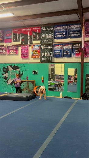 3.5K views · 41 reactions | New Skill Alert! Jenson got her backbend walkover! | Arkansas Extreme Cheerleading | Facebook