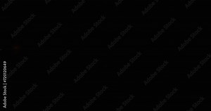 Weak and distorted vhs signal Stock Video