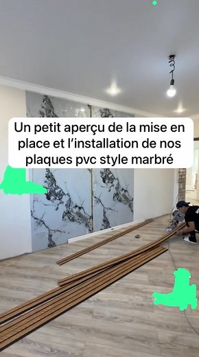 Un petit aperçu de l’installation et la mise en place de nos plaques pvc style marbré | Deco-design Deco-design