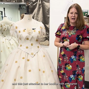A ball gown that's guaranteed to turn heads 👗 A closer look at Violetta's party dress from The Royal Opera's production of La traviata with @christina_mcglynn from our Costume Department La traviata runs until 23 July. 🎟️ https://bit.ly/3K5903X | Royal Ballet And Opera