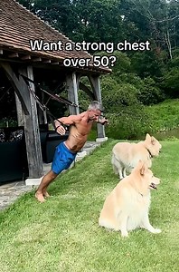 Chest training alternatives using suspension exercises