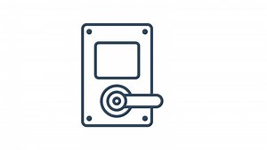 Download Key card animated icon. suitable for user interface, provide visual feedback, etc. animated icon related to hotel for free