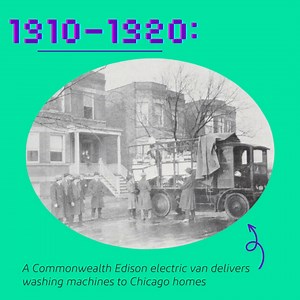 3.8K views · 40 reactions | We've reached the 1910s in our week-by-week, decade-by-decade dive into our past! ️⏳ Take a look at some historical highlights in our journey #PoweringLives over the years. #ThrowbackThursday | ComEd | Facebook