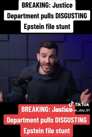BREAKING: Justice Department pulls DISGUSTING Epstein file stunt #news #unitedstates #trending #trump #briantylercohen