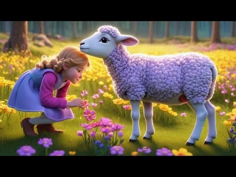 Mary Had a Little Lamb Springtime Meadow Path | English Nursery Rhyme | Kids Songs | Baby Music