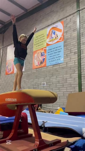 Intermediate Level explained! 🤸‍♀️ For gymnasts who’ve mastered the basics, this level focuses on building stronger technique, improving control, and progressing towards more challenging skills. With structured training, coach guidance, and a supportive environment, gymnasts develop confidence, strength, balance and coordination. | Ennis Gymnastics Club