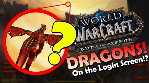 Dragons? On the Battle for Azeroth login screen? [Speculation] | World of Warcraft