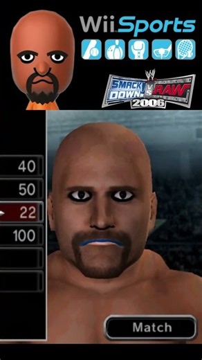 Matt SVR 2006 Creation #wwe #cawuniverse #retrogaming #svr2006 #matt #wiisports #wii #boxing
