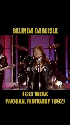 Belinda Carlisle – I Get Weak | Live on Wogan ❤️ #shorts #BelindaCarlisle #IGetWeak #Wogan #80smusic