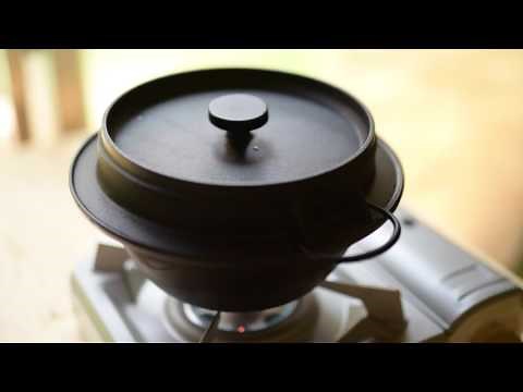 Let's cook Japanese rice with a iron pan ! iwachu nannbutekki / How to cook Japanese rice