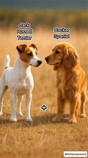 Animals Fusion Kingdom 👑🐕 on Instagram: "#Jackrussellterrier #cockerspaniel #CockerJack #Hybrid #Dogs #Pets #DogHybrid #PetLovers #DogTraining #CanineCompanions #DogLife #PuppyLove #DogBreeds #PetCommunity"