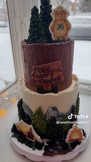 Happy Camper Cake Decorating Tips